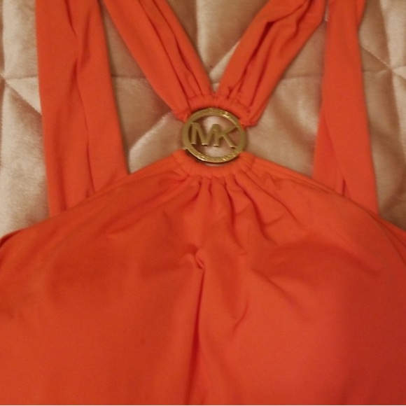 Michael Kors Other - Genuine Michael Kors Orange swim Halter dress